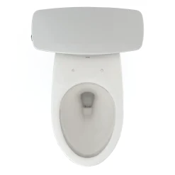TOTO Drake Transitional Two-Piece Elongated 1.28 GPF TORNADO FLUSH Toilet with CEFIONTECT, Colonial White, Vitreous China, CST786CEG#11