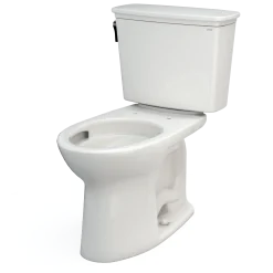 TOTO Drake Transitional Two-Piece Elongated 1.28 GPF TORNADO FLUSH Toilet with CEFIONTECT, Colonial White, Vitreous China, CST786CEG#11