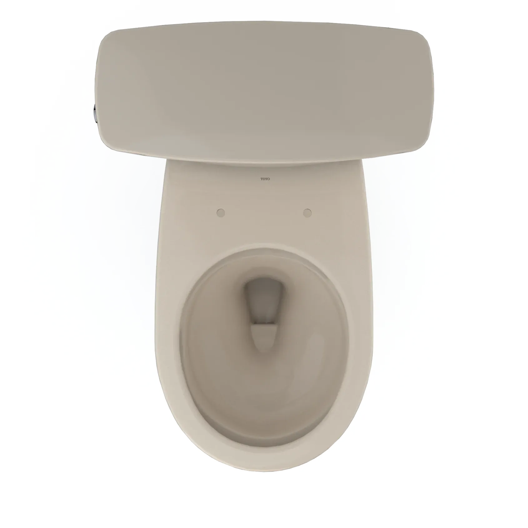 TOTO Drake Transitional Two-Piece Round 1.28 GPF Universal Height TORNADO FLUSH Toilet with CEFIONTECT, Bone, Vitreous China, CST785CEFG#03