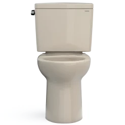 TOTO Drake Two-Piece Elongated 1.28 GPF TORNADO FLUSH Toilet with CEFIONTECT, Bone, Vitreous China, CST776CEG#03