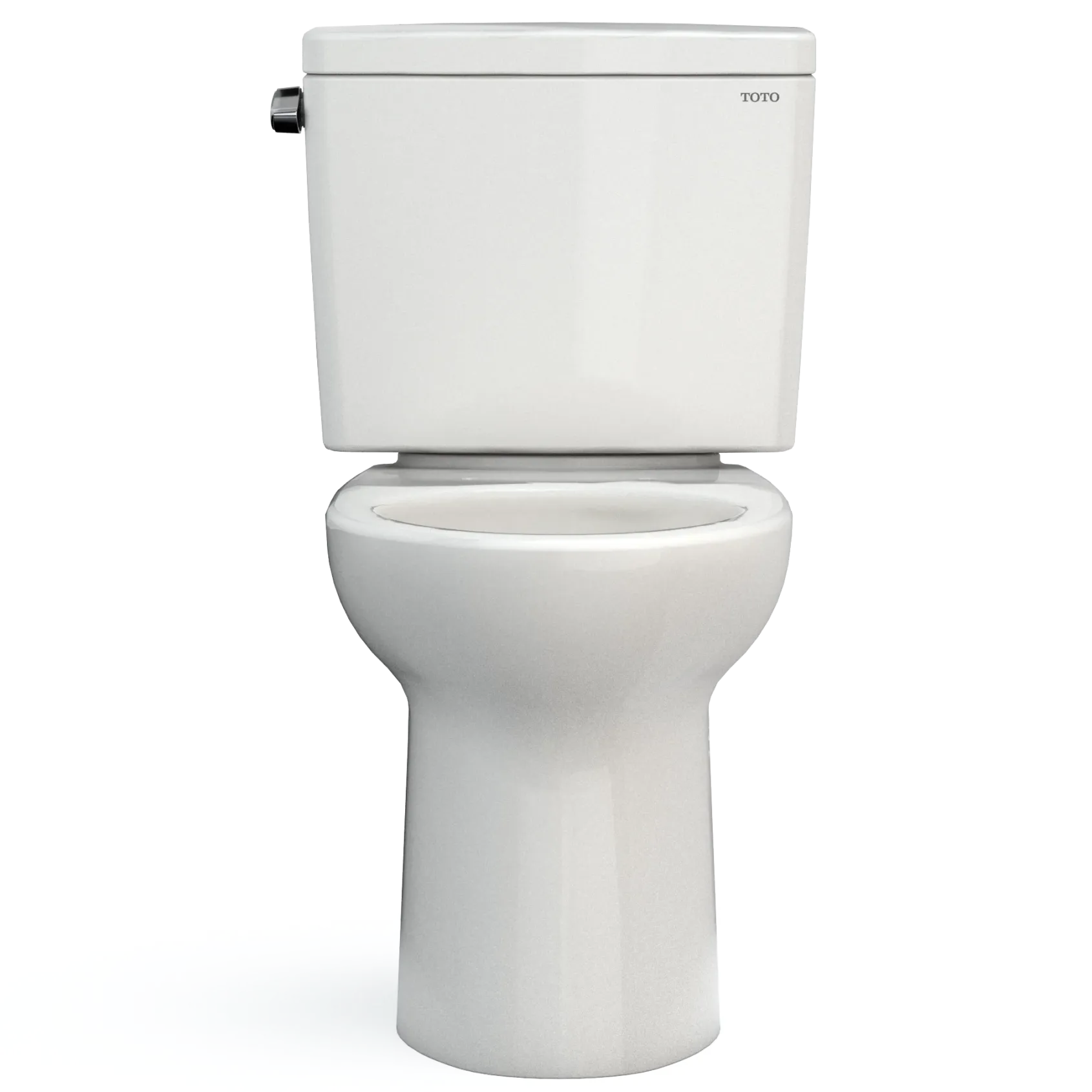 TOTO Drake Two-Piece Elongated 1.28 GPF TORNADO FLUSH Toilet with CEFIONTECT, Colonial White, Vitreous China, CST776CEG#11