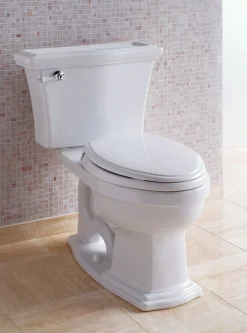 TOTO Eco Clayton Two-Piece Elongated 1.28 GPF Universal Height Toilet, Sedona Beige, Vitreous China, CST784EF#12