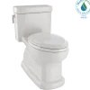 TOTO Eco Guinevere Elongated 1.28 GPF Universal Height Skirted Toilet with CEFIONTECT and SoftClose Seat, Sedona Beige, Vitreous China|Plastic, MS974224CEFG#12