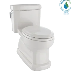 TOTO Eco Guinevere Elongated 1.28 GPF Universal Height Skirted Toilet with CEFIONTECT and SoftClose Seat, Sedona Beige, Vitreous China|Plastic, MS974224CEFG#12