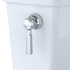 TOTO Eco Guinevere Elongated 1.28 GPF Universal Height Skirted Toilet with CEFIONTECT and SoftClose Seat, Sedona Beige, Vitreous China|Plastic, MS974224CEFG#12