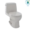 TOTO Eco UltraMax One-Piece Round Bowl 1.28 GPF Toilet, Sedona Beige, Vitreous China, MS853113E#12