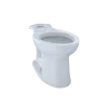 TOTO Entrada Universal Height Elongated Toilet Bowl, Cotton White, Vitreous China, C244EF#01