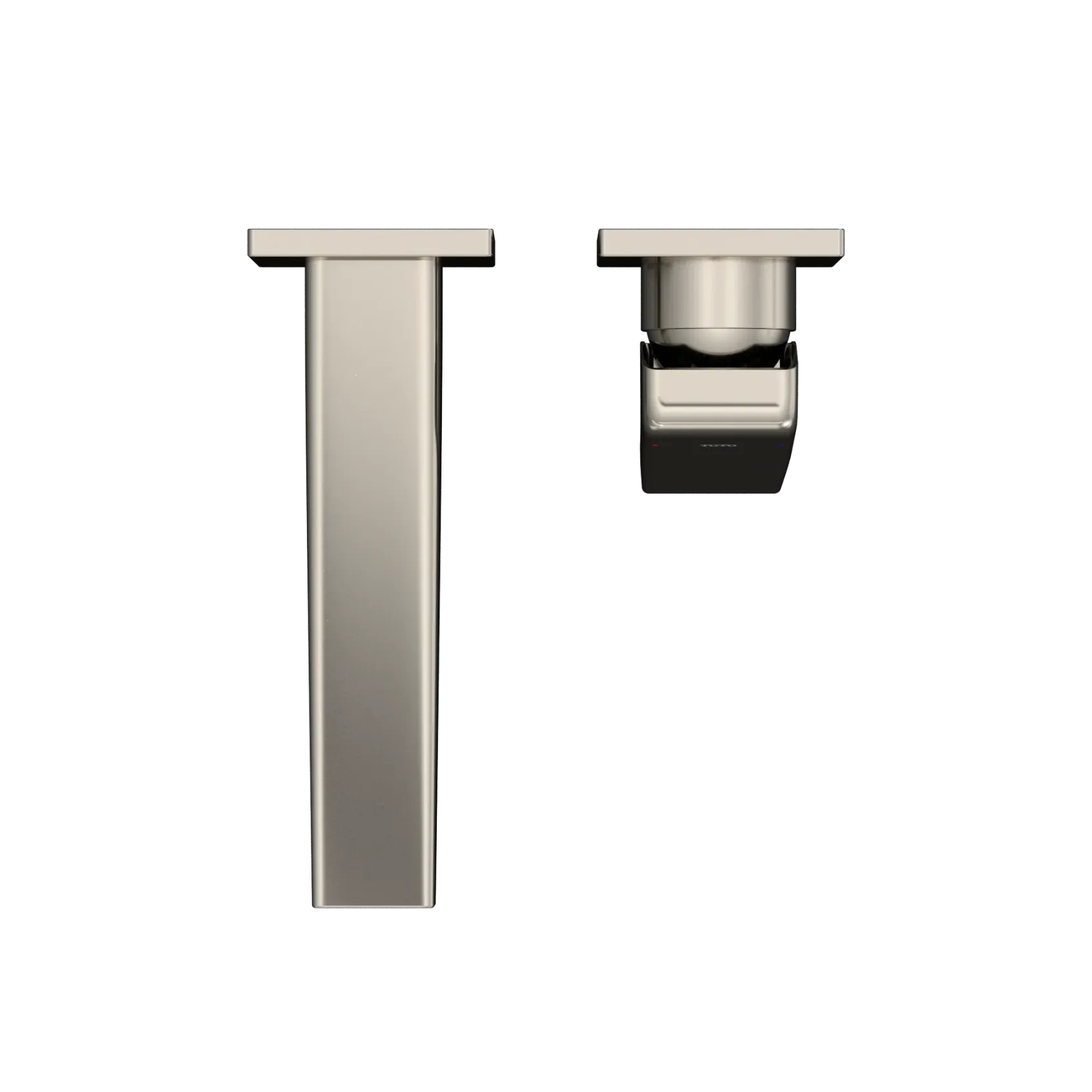 TOTO GB 1.2 GPM Wall-Mount Single-Handle Bathroom Faucet with COMFORT GLIDE Technology, Polished Nickel, Brass, TLG10307U#PN