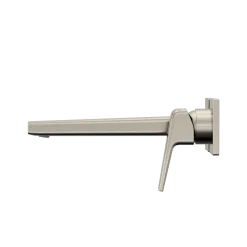 TOTO GB 1.2 GPM Wall-Mount Single-Handle Long Bathroom Faucet with COMFORT GLIDE Technology, Polished Nickel, Brass, TLG10308U#PN