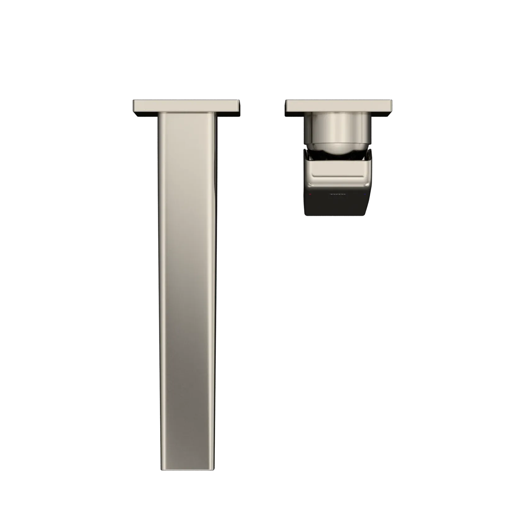 TOTO GB 1.2 GPM Wall-Mount Single-Handle Long Bathroom Faucet with COMFORT GLIDE Technology, Polished Nickel, Brass, TLG10308U#PN