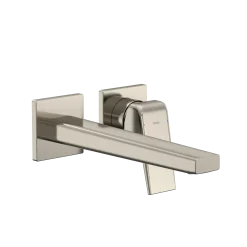 TOTO GB 1.2 GPM Wall-Mount Single-Handle Long Bathroom Faucet with COMFORT GLIDE Technology, Polished Nickel, Brass, TLG10308U#PN