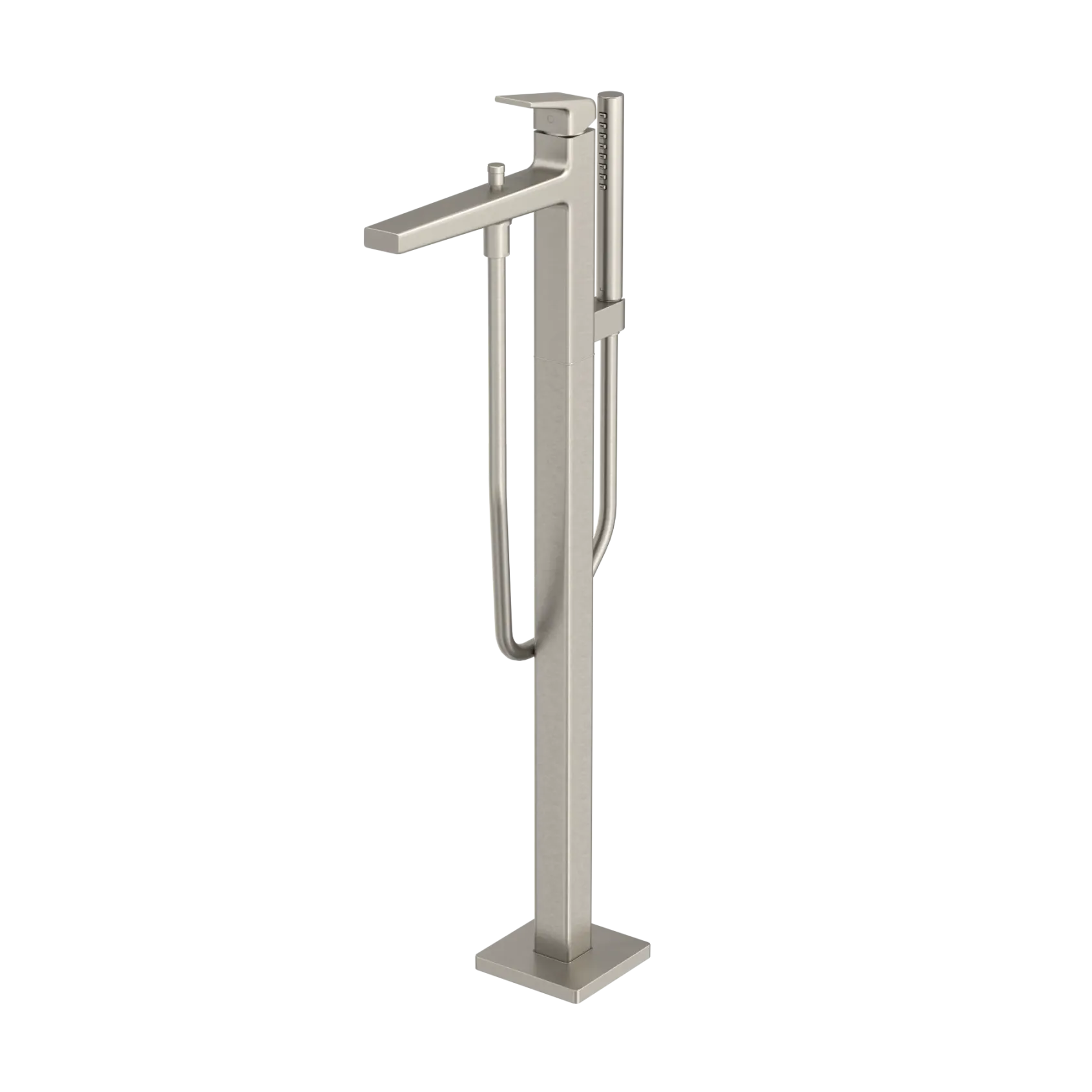 TOTO GB Freestanding Bathroom Tub Filler with COMFORT GLIDE and COMFORT WAVE, Brushed Nickel, Brass, TBG10306U#BN
