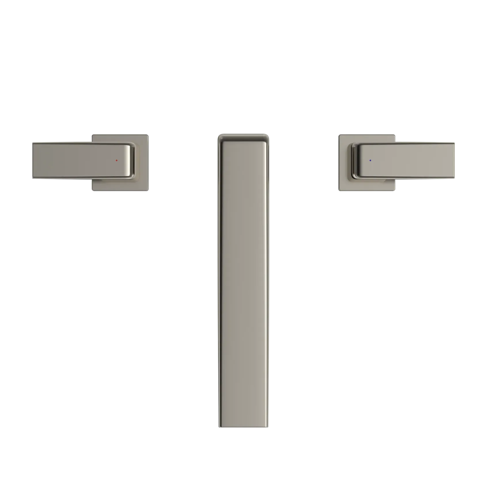 TOTO GB Two-Handle Deck-Mount Roman Tub Filler Trim, Polished Nickel, Brass, TBG10201U#PN