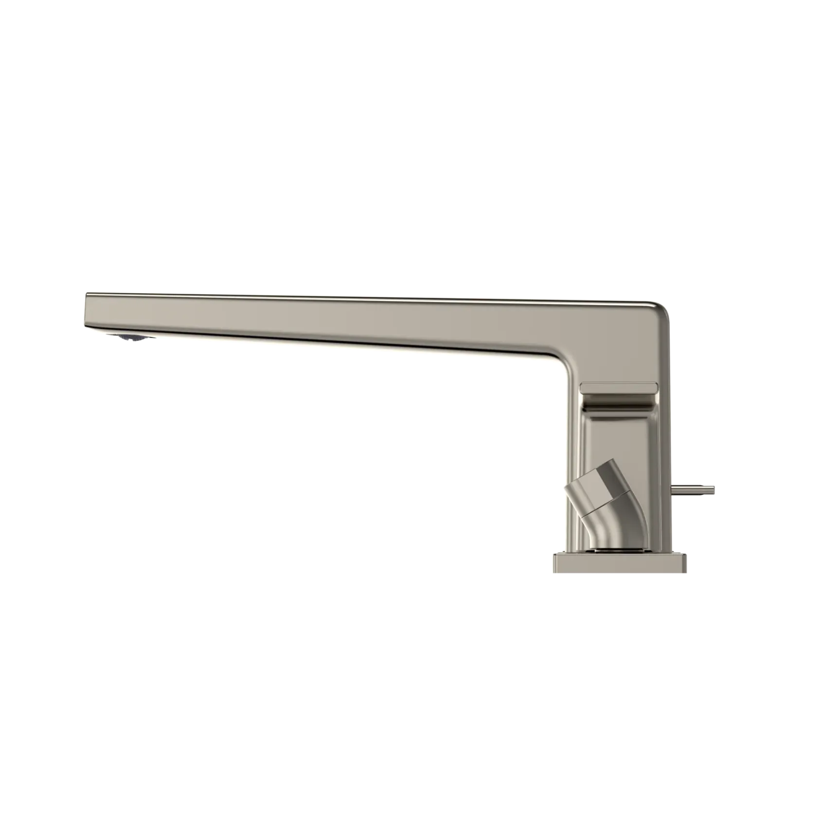 TOTO GB Two-Handle Deck-Mount Roman Tub Filler Trim with Handshower, Polished Nickel, Brass, TBG10202U#PN