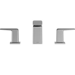TOTO GB Two-Handle Deck-Mount Roman Tub Filler Trim, Polished Chrome, Brass, TBG10201U#CP
