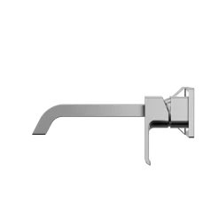 TOTO GC 1.2 GPM Wall-Mount Single-Handle Long Bathroom Faucet with COMFORT GLIDE Technology, Polished Chrome, Brass, TLG08308U#CP