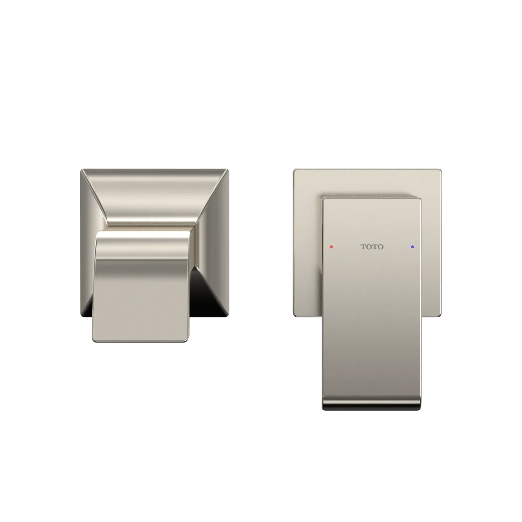 TOTO GC 1.2 GPM Wall-Mount Single-Handle Bathroom Faucet with COMFORT GLIDE Technology, Polished Nickel, Brass, TLG08307U#PN