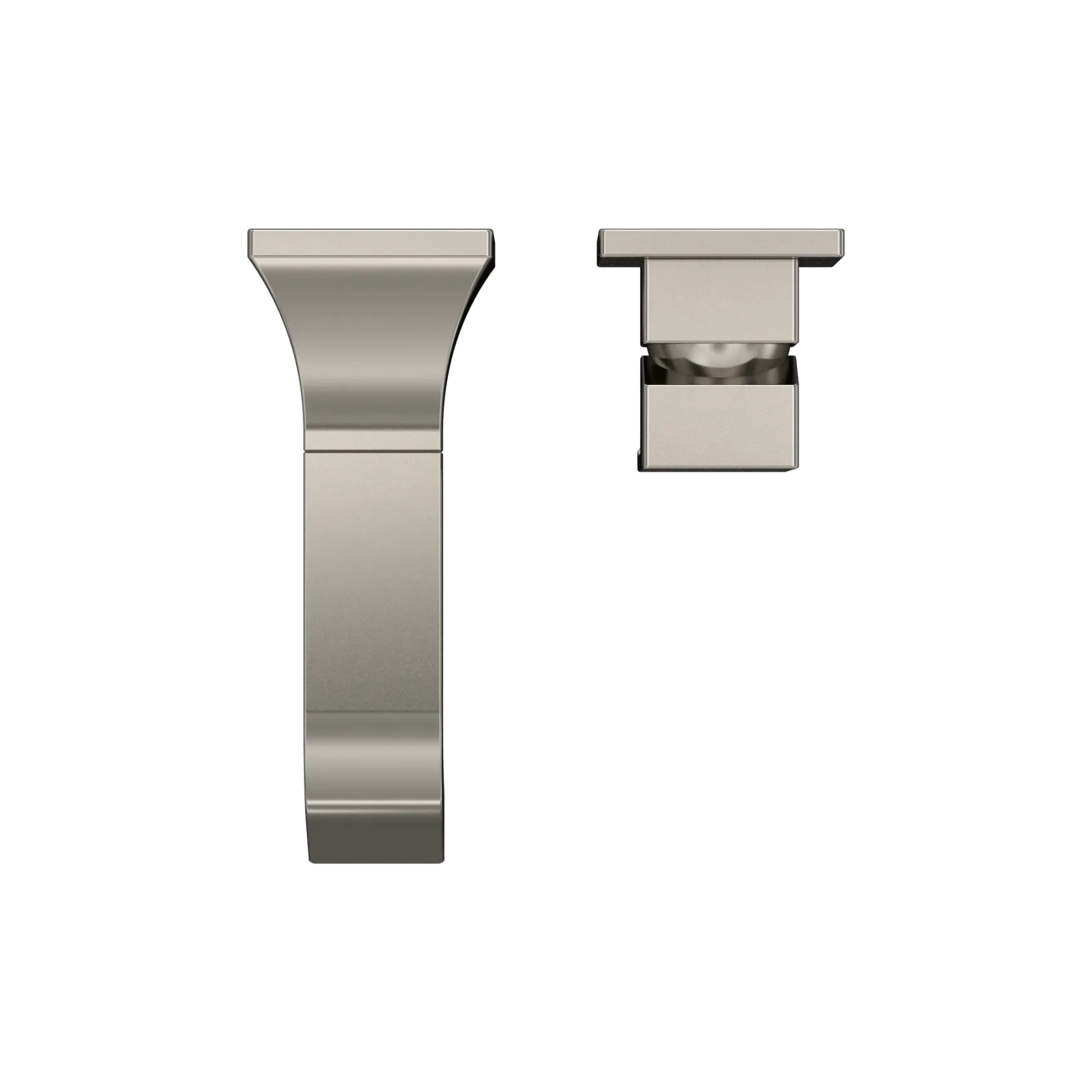 TOTO GC 1.2 GPM Wall-Mount Single-Handle Bathroom Faucet with COMFORT GLIDE Technology, Polished Nickel, Brass, TLG08307U#PN
