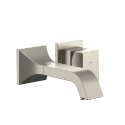 TOTO GC 1.2 GPM Wall-Mount Single-Handle Bathroom Faucet with COMFORT GLIDE Technology, Brushed Nickel, Brass, TLG08307U#BN