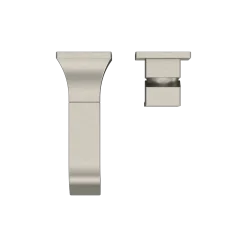 TOTO GC 1.2 GPM Wall-Mount Single-Handle Bathroom Faucet with COMFORT GLIDE Technology, Brushed Nickel, Brass, TLG08307U#BN