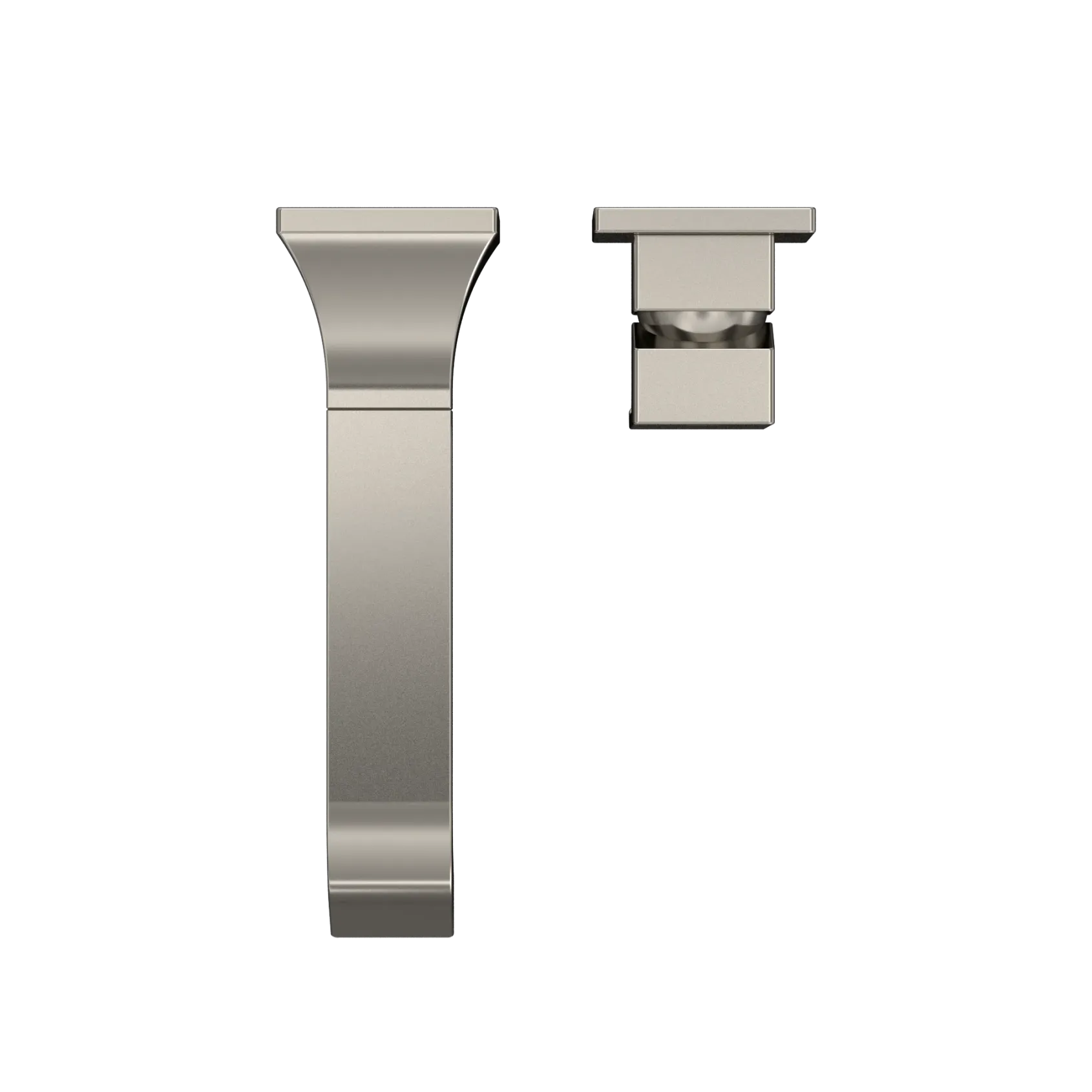 TOTO GC 1.2 GPM Wall-Mount Single-Handle Long Bathroom Faucet with COMFORT GLIDE Technology, Polished Nickel, Brass, TLG08308U#PN