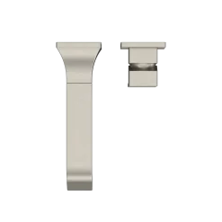 TOTO GC 1.2 GPM Wall-Mount Single-Handle Long Bathroom Faucet with COMFORT GLIDE Technology, Brushed Nickel, Brass, TLG08308U#BN