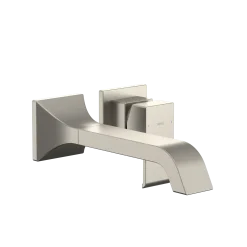 TOTO GC 1.2 GPM Wall-Mount Single-Handle Long Bathroom Faucet with COMFORT GLIDE Technology, Brushed Nickel, Brass, TLG08308U#BN