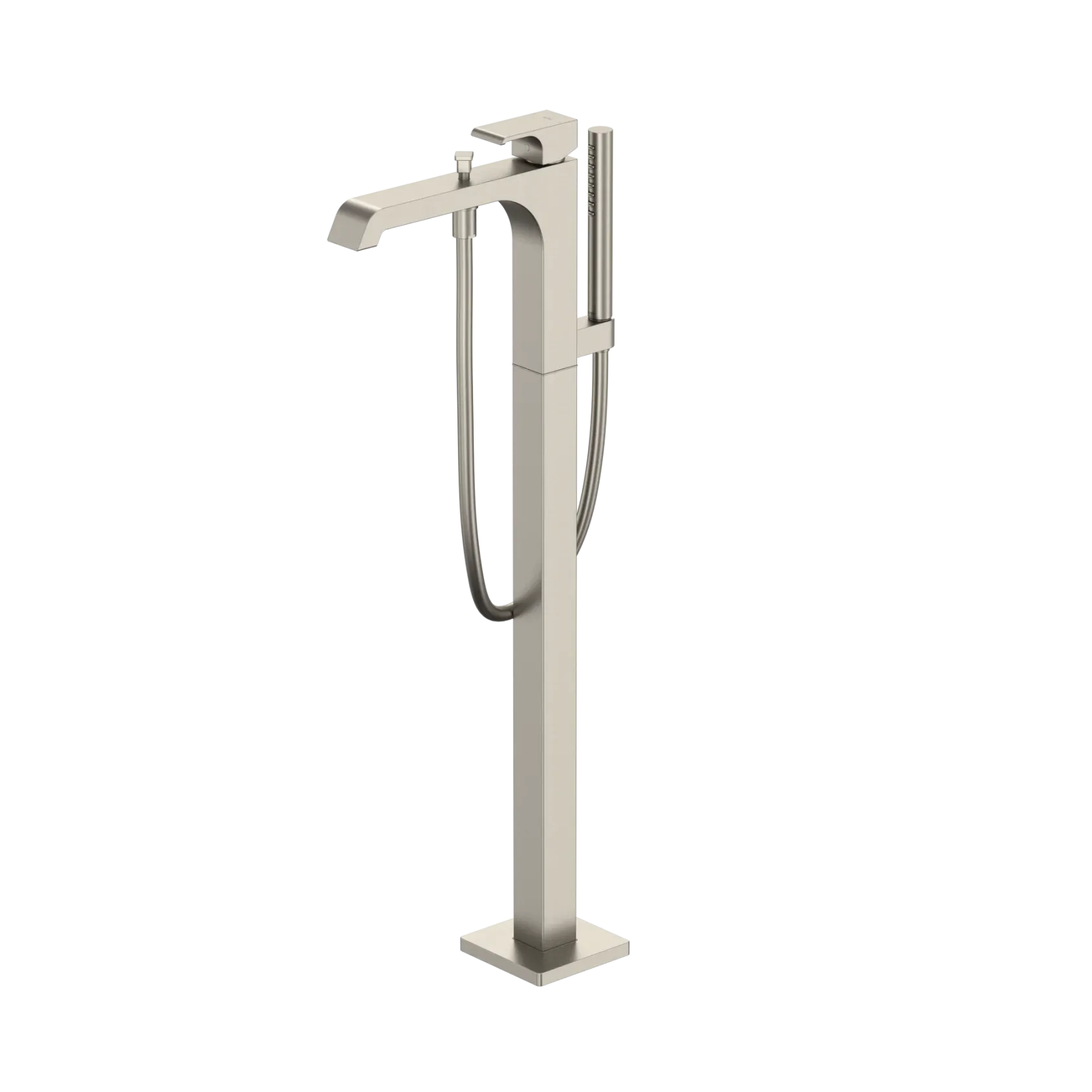 TOTO GC Single-Handle Free Standing Tub Filler with Handshower, Brushed Nickel, Brass, TBG08306U#BN