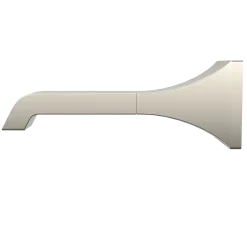 TOTO GC Wall Tub Spout, Brushed Nickel, Brass, TBG08001U#BN