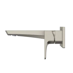 TOTO GE 1.2 GPM Wall-Mount Single-Handle Bathroom Faucet with COMFORT GLIDE Technology, Brushed Nickel, Brass, TLG07307U#BN