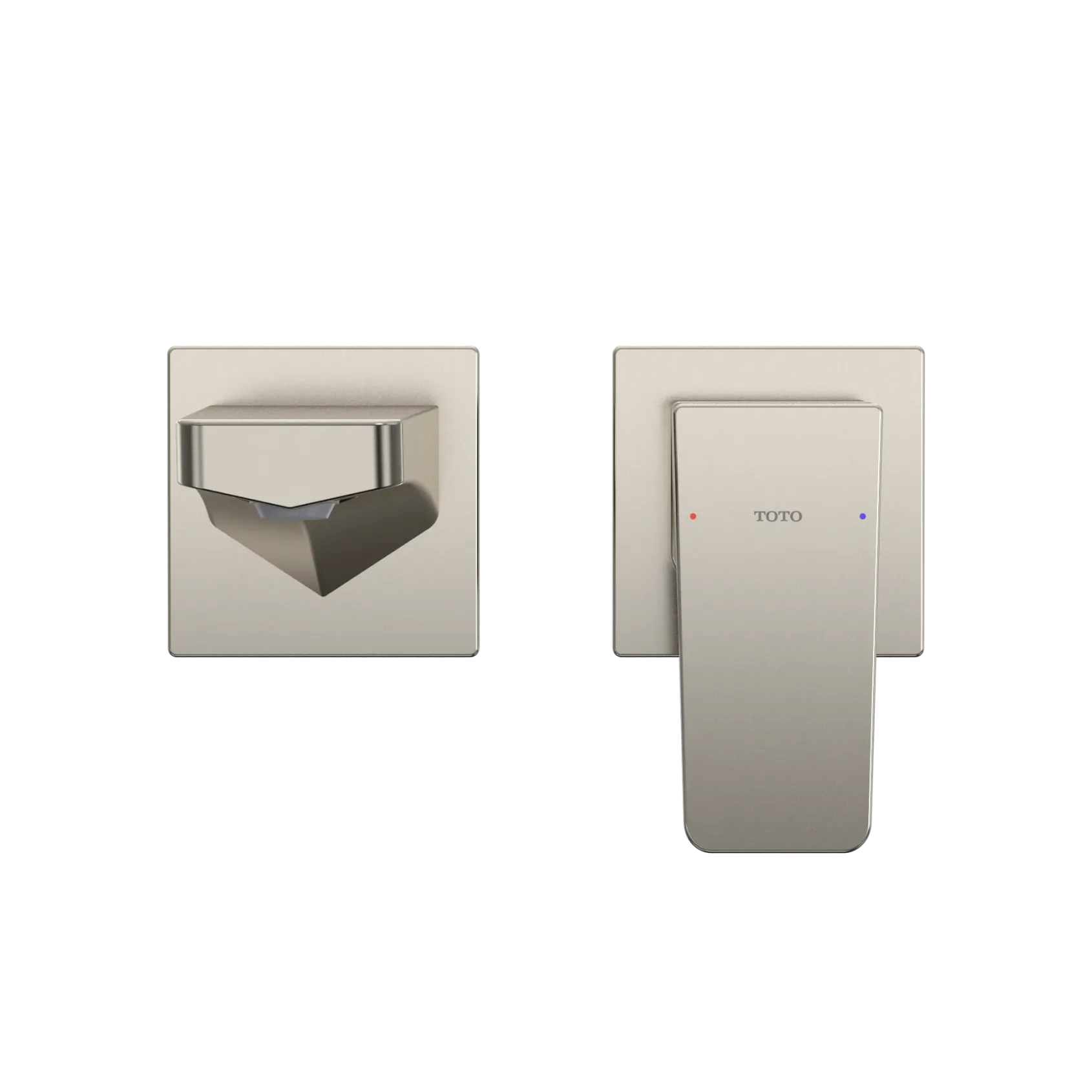 TOTO GE 1.2 GPM Wall-Mount Single-Handle Bathroom Faucet with COMFORT GLIDE Technology, Polished Nickel, Brass, TLG07307U#PN