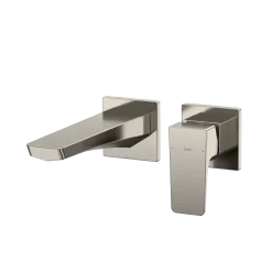 TOTO GE 1.2 GPM Wall-Mount Single-Handle Bathroom Faucet with COMFORT GLIDE Technology, Polished Nickel, Brass, TLG07307U#PN