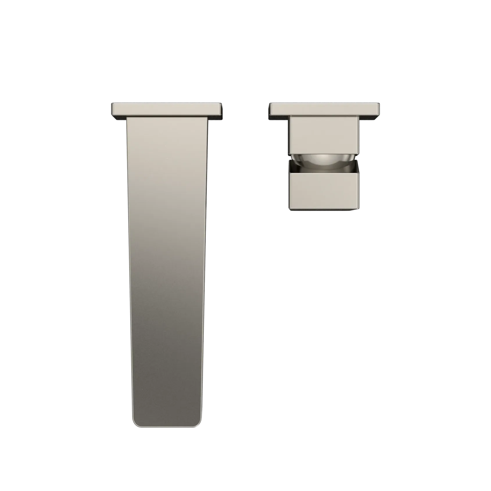 TOTO GE 1.2 GPM Wall-Mount Single-Handle Bathroom Faucet with COMFORT GLIDE Technology, Polished Nickel, Brass, TLG07307U#PN