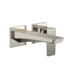 TOTO GE 1.2 GPM Wall-Mount Single-Handle Bathroom Faucet with COMFORT GLIDE Technology, Polished Nickel, Brass, TLG07307U#PN