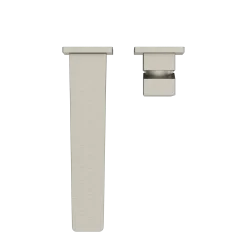 TOTO GE 1.2 GPM Wall-Mount Single-Handle Long Bathroom Faucet with COMFORT GLIDE Technology, Brushed Nickel, Brass, TLG07308U#BN