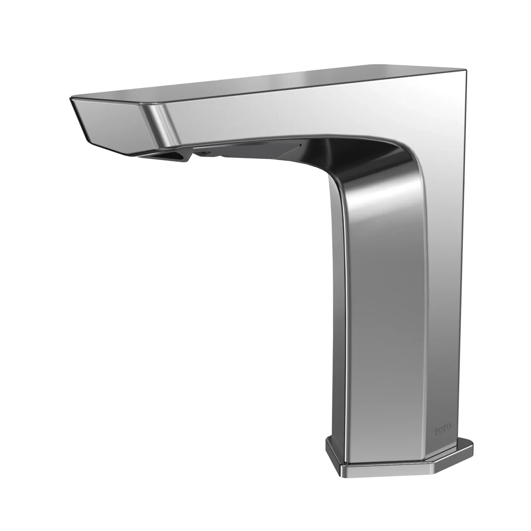 TOTO GE AC Powered 0.5 GPM Touchless Bathroom Faucet with Mixing Valve, 20 Second Continuous Flow, Polished Chrome, Brass, T20S53AM#CP