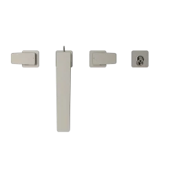 TOTO GE Two-Handle Deck-Mount Roman Tub Filler Trim with Handshower, Polished Nickel, Brass, TBG07202U#PN