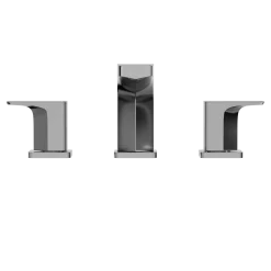 TOTO GE Two-Handle Deck-Mount Roman Tub Filler Trim, Polished Chrome, Brass, TBG07201U#CP