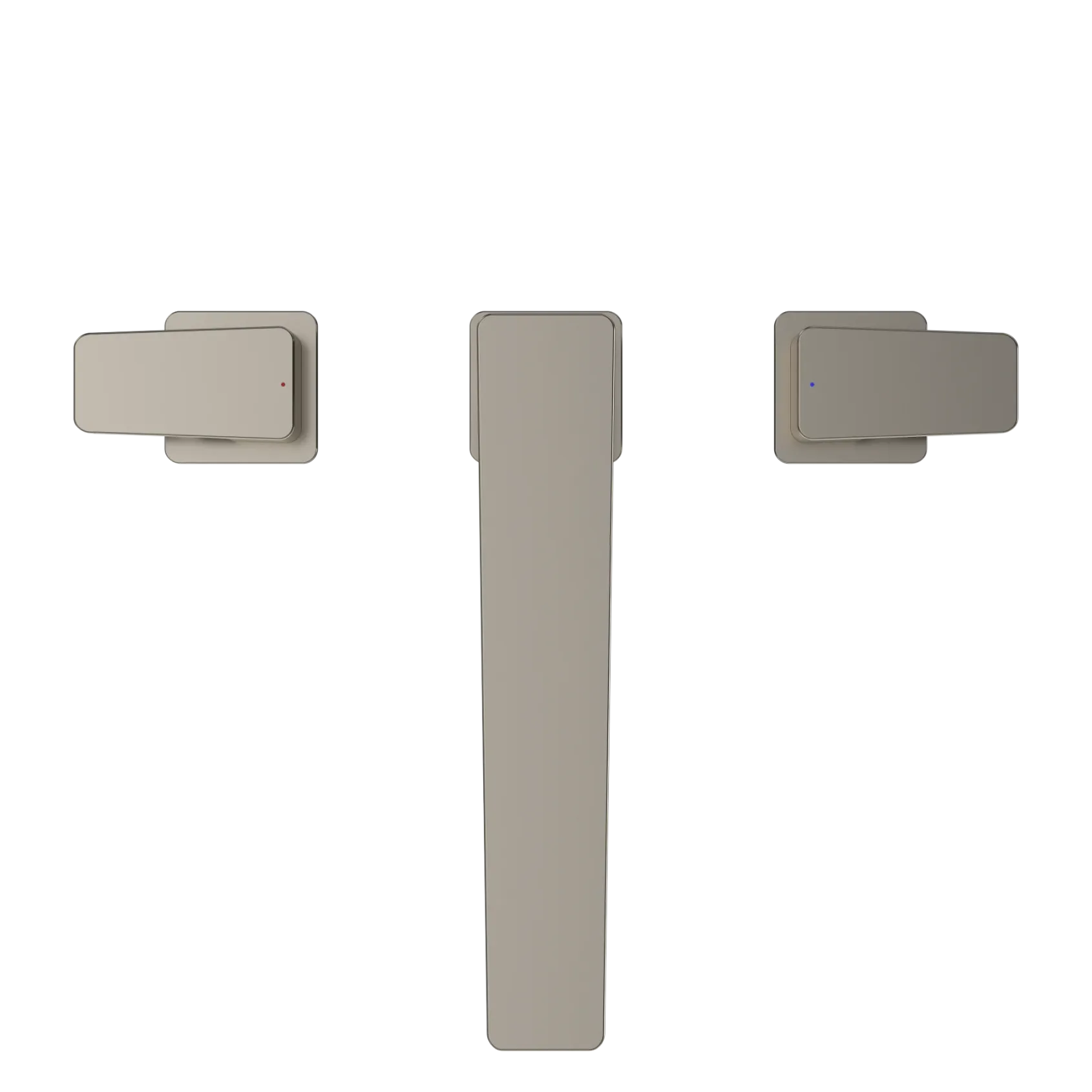 TOTO GE Two-Handle Deck-Mount Roman Tub Filler Trim, Polished Nickel, Brass, TBG07201U#PN