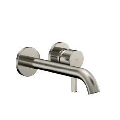 TOTO GF 1.2 GPM Wall-Mount Single-Handle Long Bathroom Faucet with COMFORT GLIDE Technology, Polished Nickel, Brass, TLG11308U#PN
