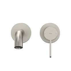 TOTO GF 1.2 GPM Wall-Mount Single-Handle Long Bathroom Faucet with COMFORT GLIDE Technology, Brushed Nickel, Brass, TLG11308U#BN