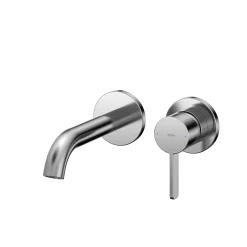 TOTO GF 1.2 GPM Wall-Mount Single-Handle Bathroom Faucet with COMFORT GLIDE Technology, Polished Chrome, Brass, TLG11307U#CP