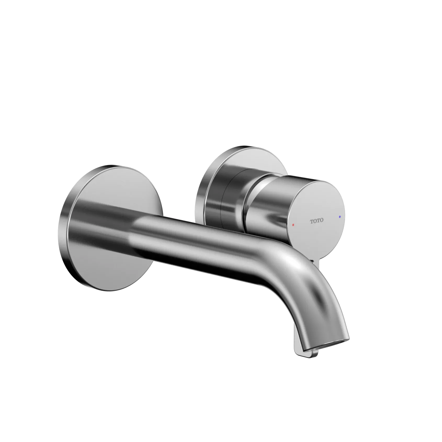 TOTO GF 1.2 GPM Wall-Mount Single-Handle Bathroom Faucet with COMFORT GLIDE Technology, Polished Chrome, Brass, TLG11307U#CP