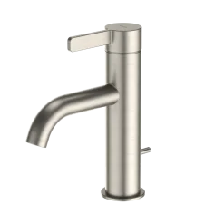 TOTO GF Series 1.2 GPM Single Handle Bathroom Sink Faucet with COMFORT GLIDE Technology and Drain Assembly, Brushed Nickel, Stainless Steel, TLG11301U#BN