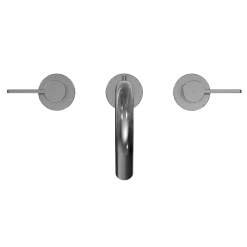 TOTO GF Series 1.2 GPM Two Lever Handle Widespread Bathroom Sink Faucet, Polished Chrome, Brass, TLG11201UA#CP