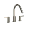 TOTO GF Two Lever Handle Deck-Mount Roman Tub Filler Trim, Polished Nickel, Brass, TBG11201UA#PN