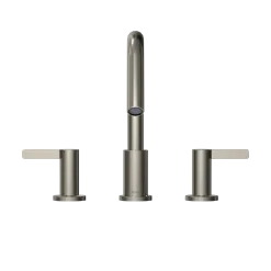 TOTO GF Two Lever Handle Deck-Mount Roman Tub Filler Trim, Polished Nickel, Brass, TBG11201UA#PN