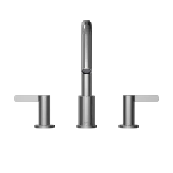 TOTO GF Two Lever Handle Deck-Mount Roman Tub Filler Trim, Polished Chrome, Brass, TBG11201UA#CP