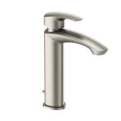 TOTO GM 1.2 GPM Single Handle Semi-Vessel Bathroom Sink Faucet with COMFORT GLIDE Technology, Brushed Nickel, Brass, TLG09303U#BN