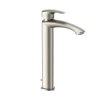 TOTO GM 1.2 GPM Single Handle Vessel Bathroom Sink Faucet with COMFORT GLIDE Technology, Brushed Nickel, Brass, TLG09305U#BN